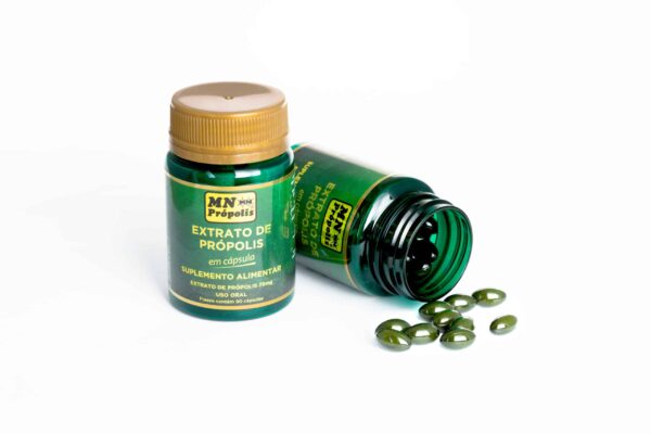Green Propolis Extract in Capsules 250mg - Practical Daily-Dosage of Immunity