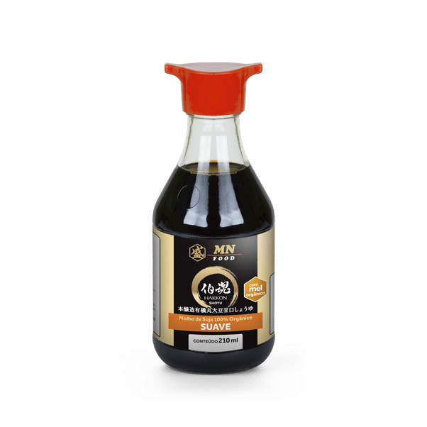 Mild Organic Shoyu Sauce 210ml - with Organic Honey