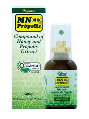 Organic Spray 'BR Green' - Compound of Honey and Green Propolis Extract - The Power of Nature!