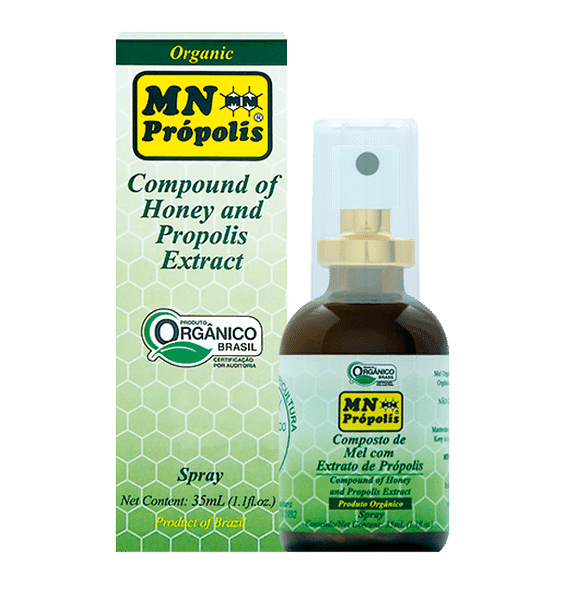 Organic Spray 'BR Green' - Compound of Honey and Green Propolis Extract - The Power of Nature!