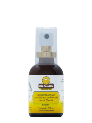Spray 'MN Provitta - Mint' - Compound of Honey and Green Propolis Extract for Natural Throat Relief