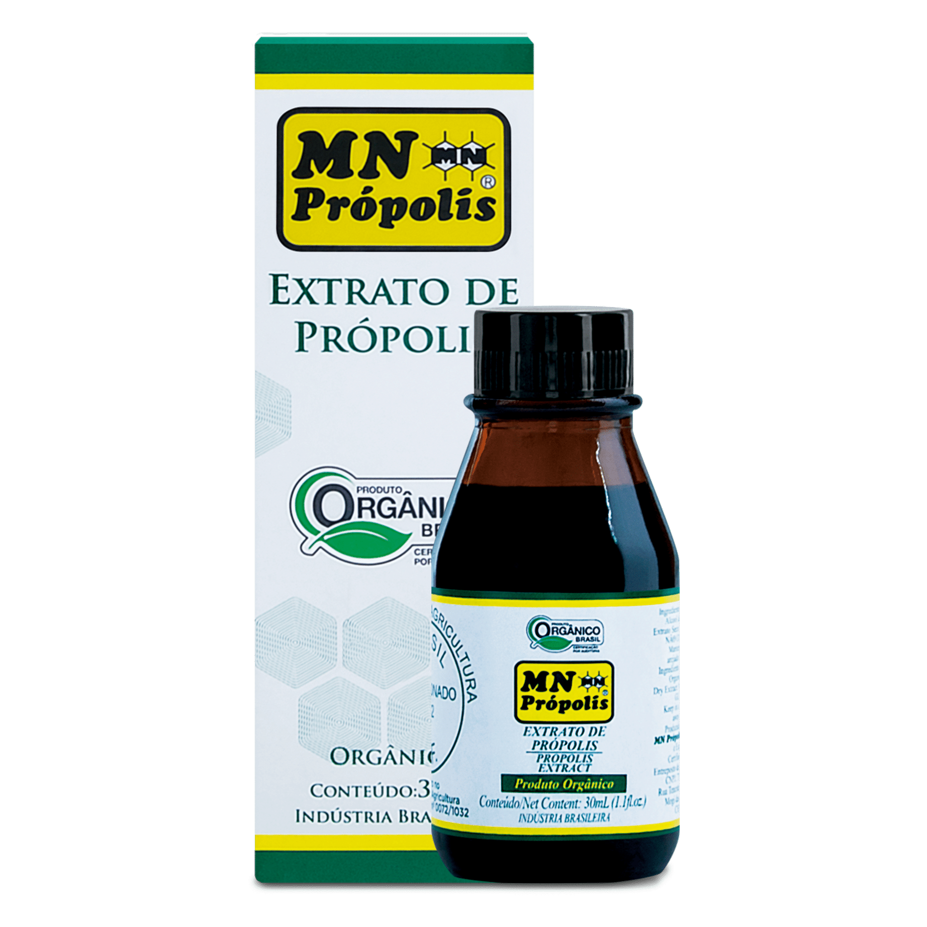 Organic Green Propolis Extract 15% - Internationally Certified