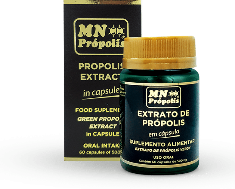 Green Propolis Extract in Capsules 500mg - Extra Strenght Propolis
