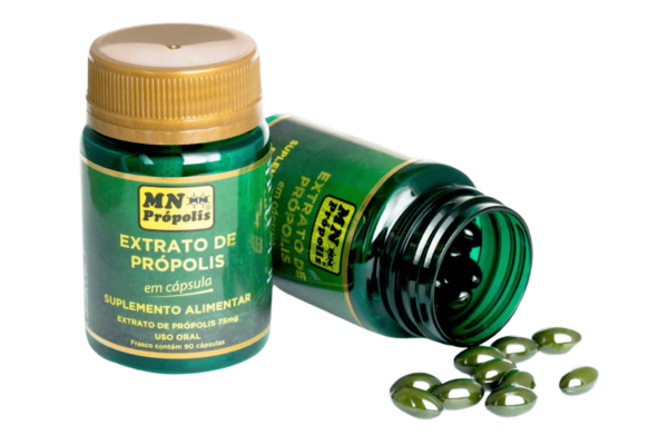 Green Propolis Extract in Capsules 250mg - Practical Daily-Dosage of Immunity